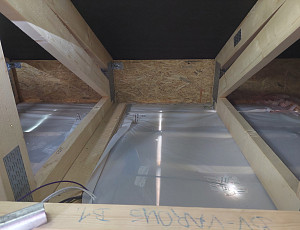 Zateplení stropu dřevostavby rodinného domu pomocí dřevovlákna